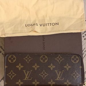 Authentic Louis Vuitton clemence wallet monogram